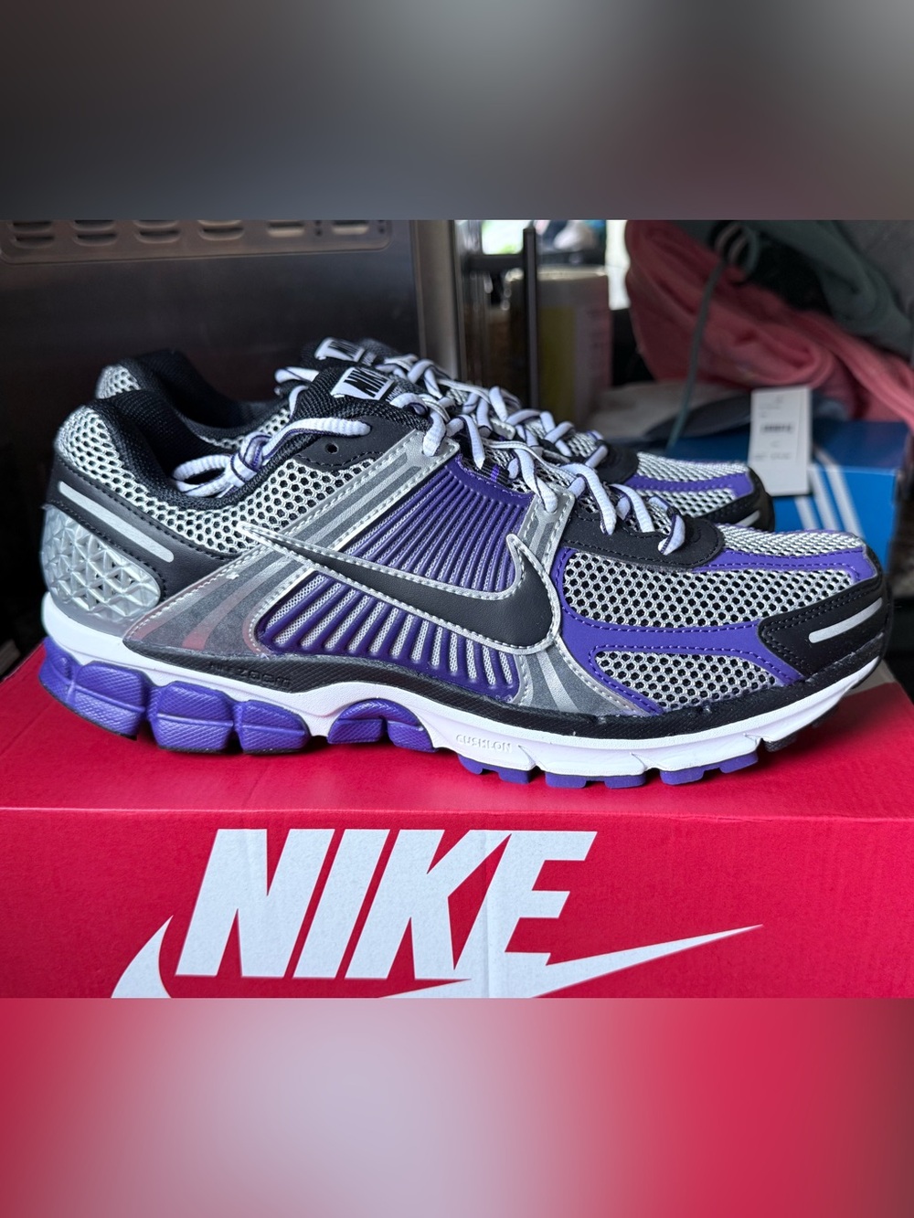 Nike Black, Purple & Gray Training Sneakers